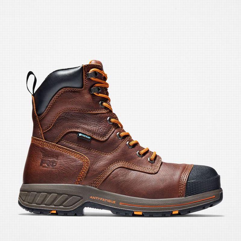 Timberland PRO Helix HD 8" Composite Toe Waterproof Radne Čizme Smeđe | 20206612