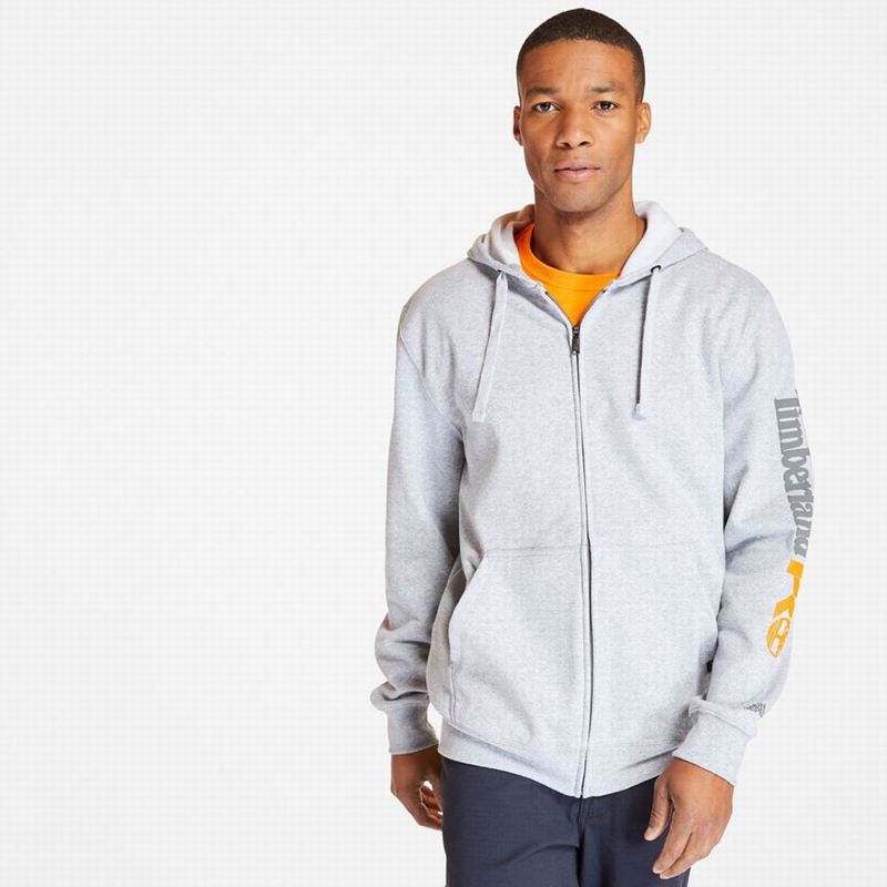 Timberland PRO Hood Honcho Sport Zip-Front Majica S Kapuljačom Sive | 19481837