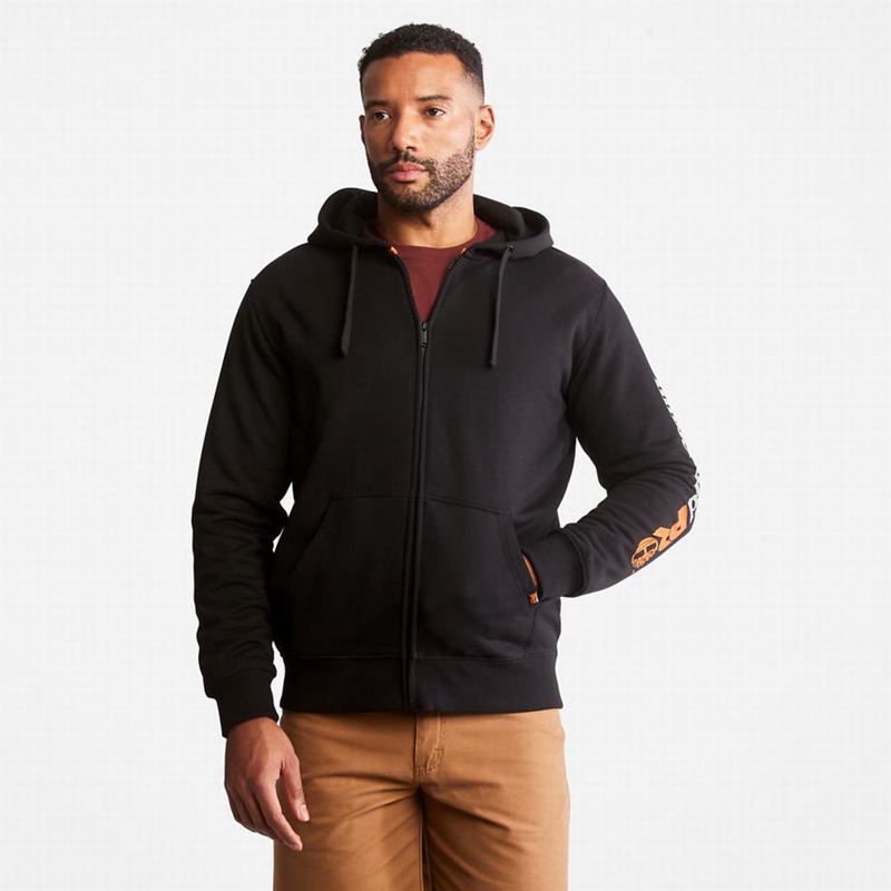 Timberland PRO Hood Honcho Zip Dukserice Crne | 83871010