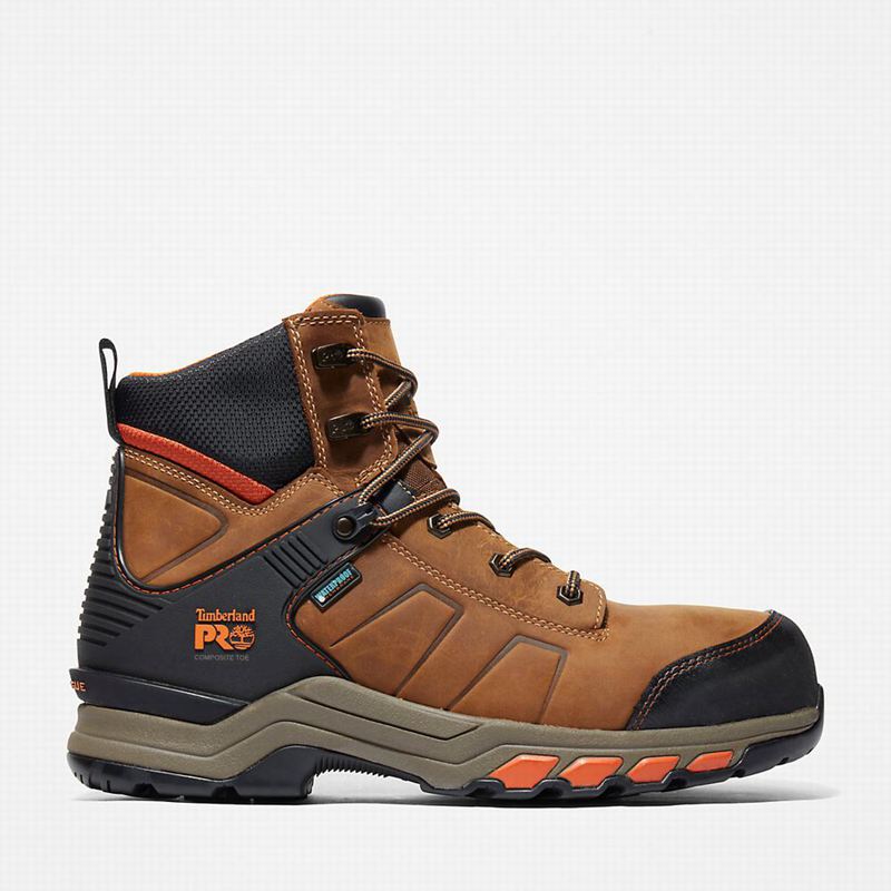 Timberland PRO Hypercharge Composite Safety Toe Waterproof Radne Čizme Smeđe | 60450130