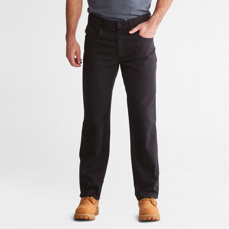 Timberland PRO Ironhide Flex Canvas Work Hlače Crne | 38200482