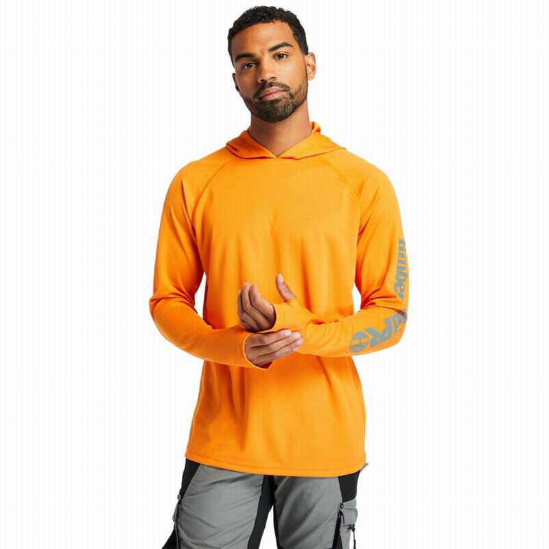 Timberland PRO Wicking Good Majica S Kapuljačom Narančaste | 37986905