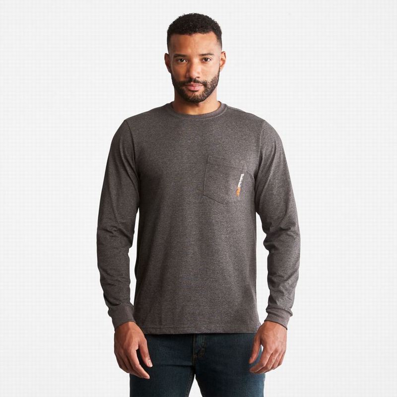 Timberland Photographic Print LS Dugi Rukav Sive | 55902989