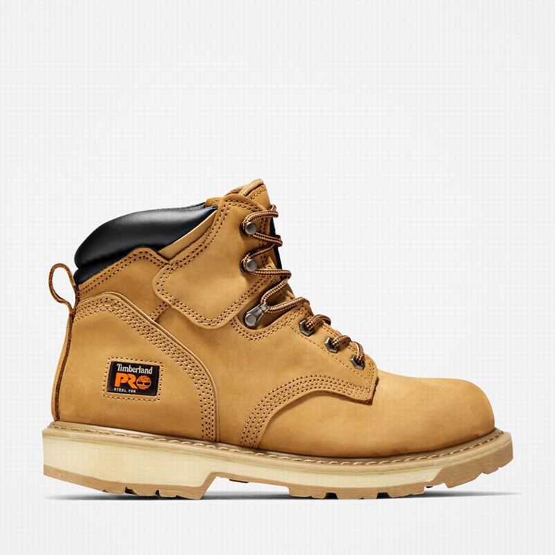 Timberland Pit Boss 6" Steel Toe Radne Čizme Smeđe | 58275826