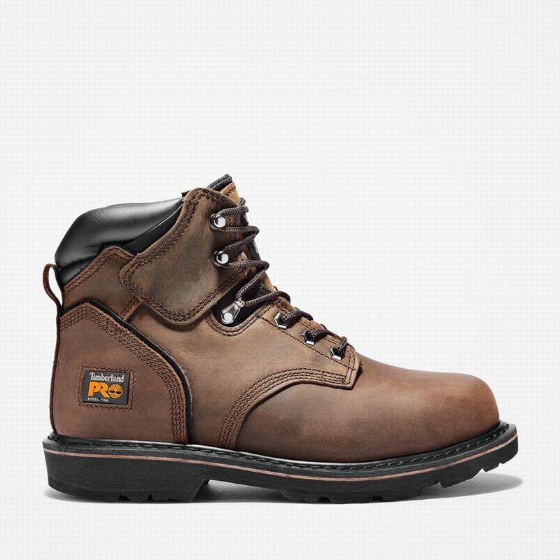 Timberland Pit Boss 6" Steel Toe Radne Čizme Smeđe | 66412296