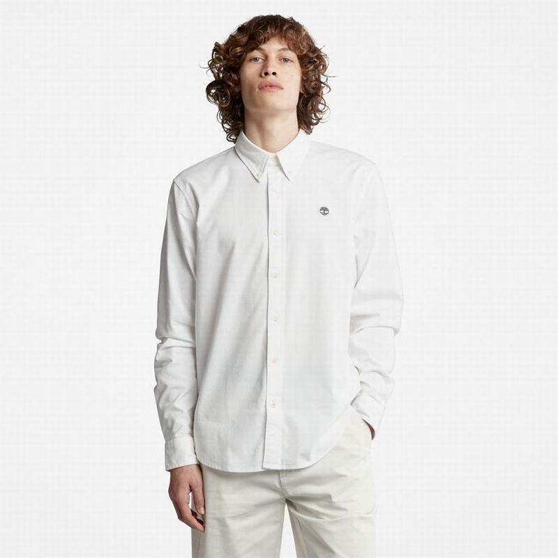 Timberland Pleasant River Slim Oxford Košulje Bijele | 20301430