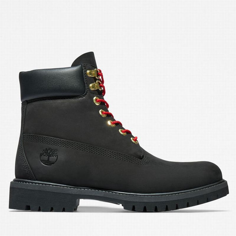 Timberland Premium 6 Inch Lux Koža Čizme Crne | 72459992