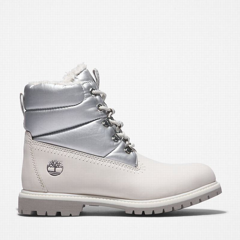 Timberland Premium 6 Inch Zimske Čizme Bijele | 50112773