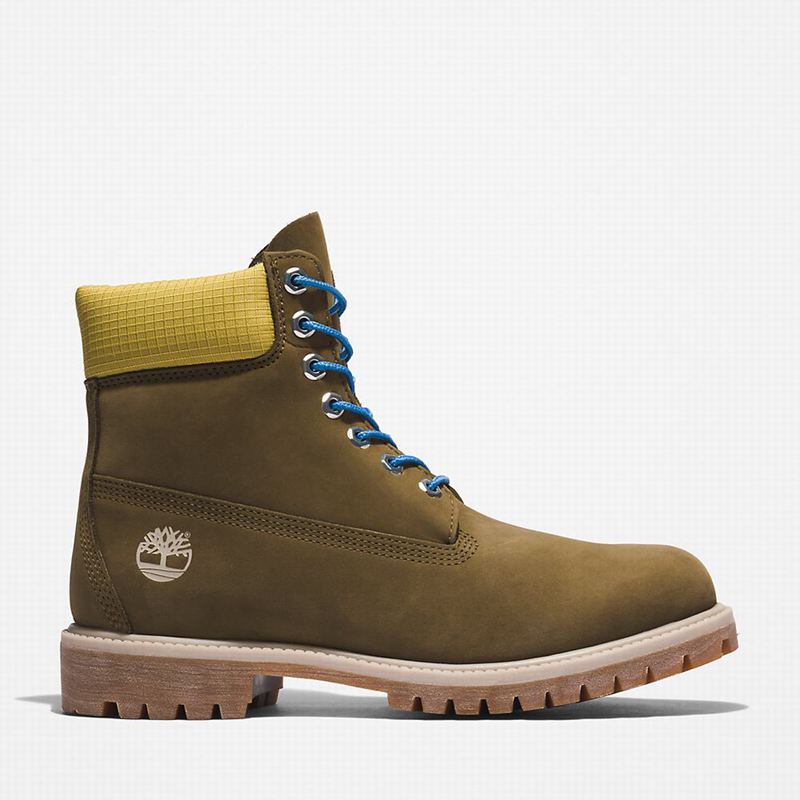 Timberland Premium 6 Inch Čizme Maslinasto Zelene | 68784130