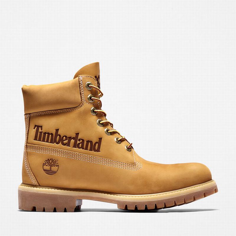 Timberland Premium Logo 6 Inch Čizme Žute | 98854147