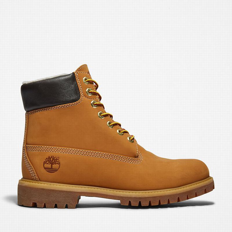 Timberland Premium Warm-lined 6 Inch Zimske Čizme Žute | 34065297