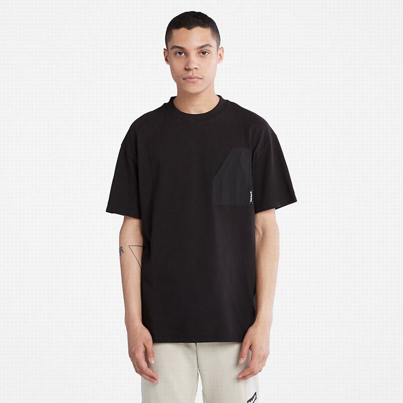 Timberland Progressive Utility Pocket Majice Crne | 50373388