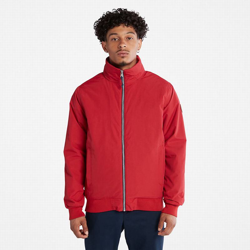 Timberland Prošiven Overshirt Jakne Crvene | 10047929