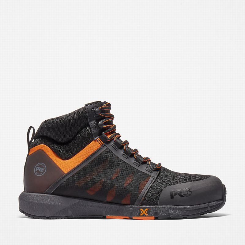 Timberland Radius Alloy-Toe Radne Čizme Crne | 78947087