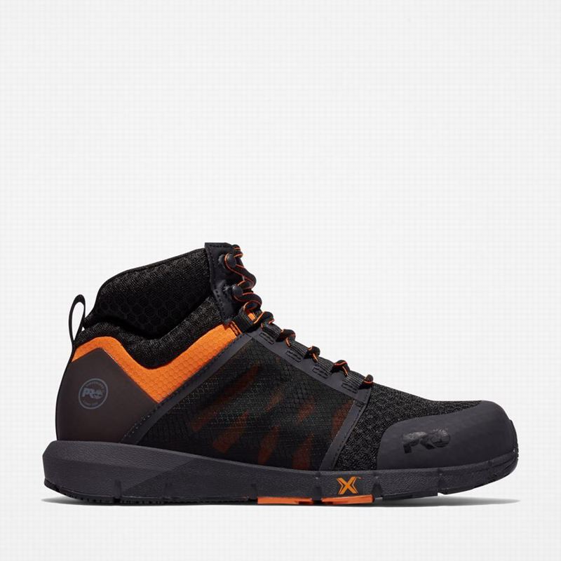 Timberland Radius Composite Toe Radne Čizme Crne | 17920839
