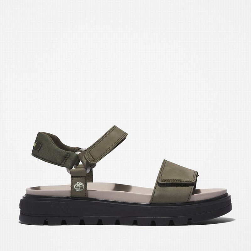 Timberland Ray City Ankle Strap Sandale Maslinasto Zelene | 86437858