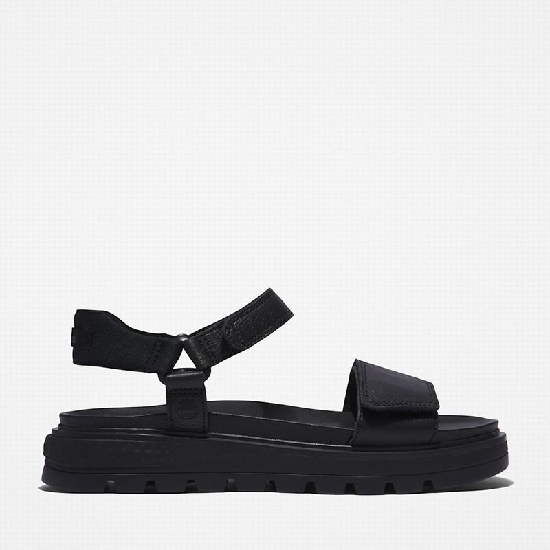 Timberland Ray City Ankle Strap Sandale Crne | 98217035