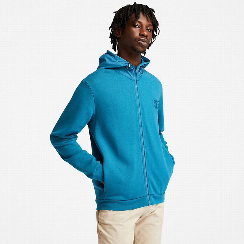 Timberland Re-Comfort EK+ Zip Majica S Kapuljačom Tirkizne | 158335
