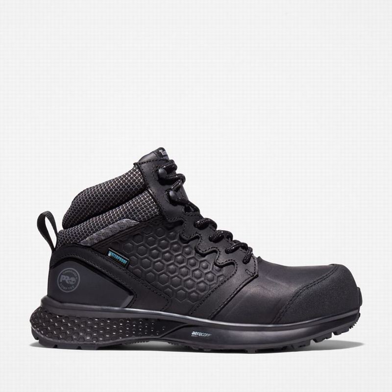 Timberland Reaxion Composite Toe Waterproof Radne Čizme Crne | 36832888