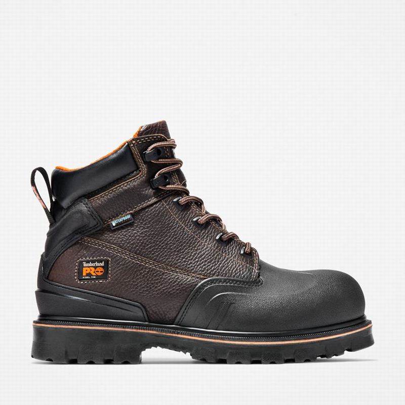 Timberland Rigmaster 6" Steel Toe Waterproof Radne Čizme Smeđe | 48962310