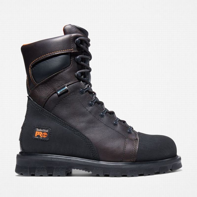 Timberland Rigmaster 8" Steel Toe Waterproof Radne Čizme Smeđe | 60053725