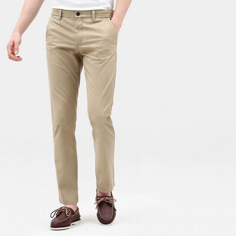 Timberland Sargent Lake Slim-Fit Chino Hlače Kaki Boja | 51725300