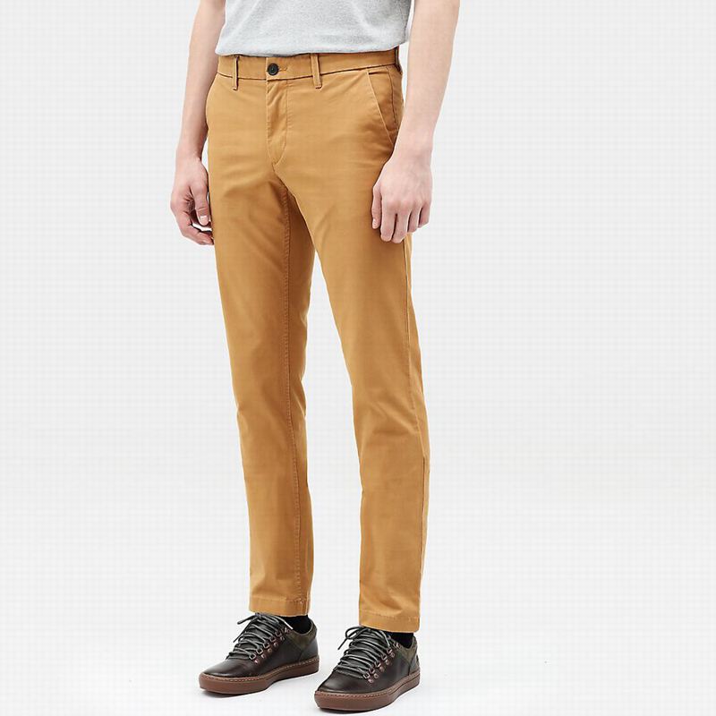 Timberland Sargent Lake Slim-Fit Chino Hlače Žute | 66811779