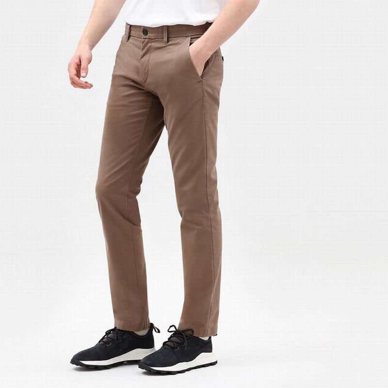 Timberland Sargent Lake Slim-Fit Chino Hlače Smeđe | 67679571