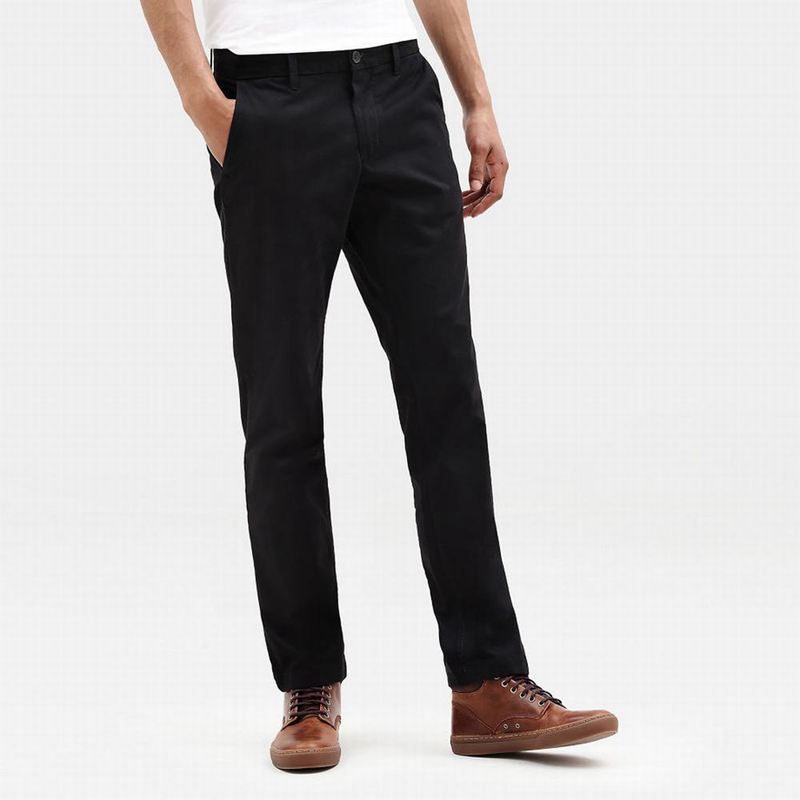 Timberland Sargent Lake Slim-Fit Chino Hlače Crne | 69728986