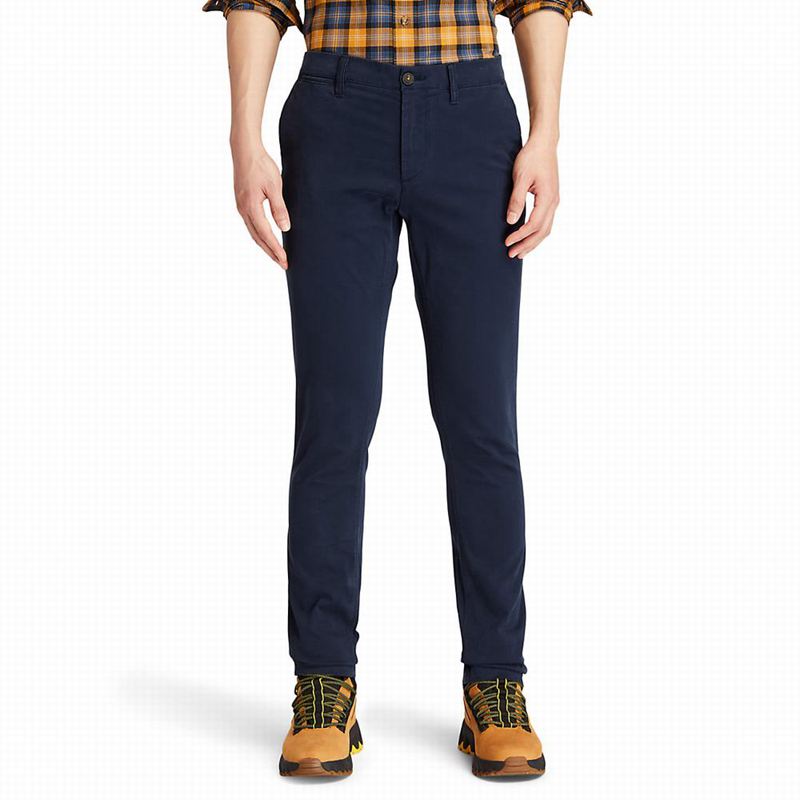 Timberland Sargent Lake Ultrastretch Chino Hlače Tamnoplave | 92848189