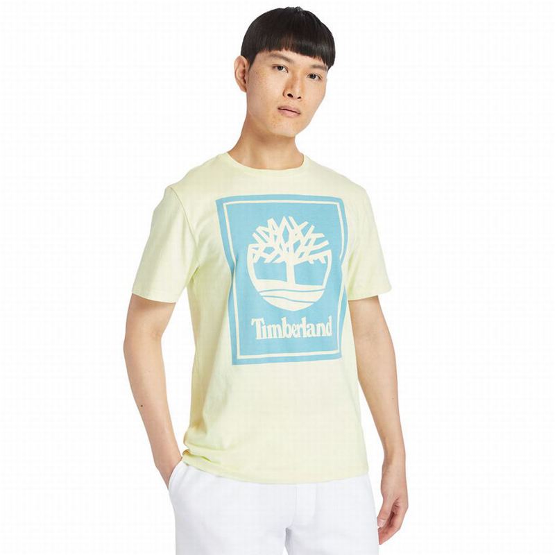 Timberland Side-logo Majice Maslinasto Zelene | 95887034