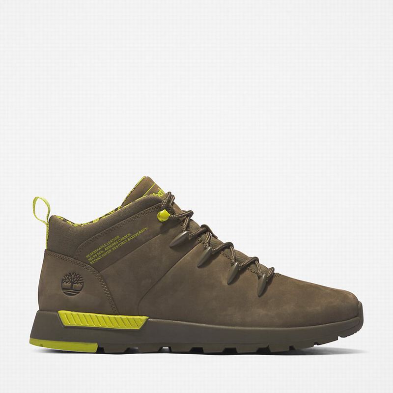 Timberland Sprint Mid Planinarske Cipele Maslinasto Zelene | 45332836