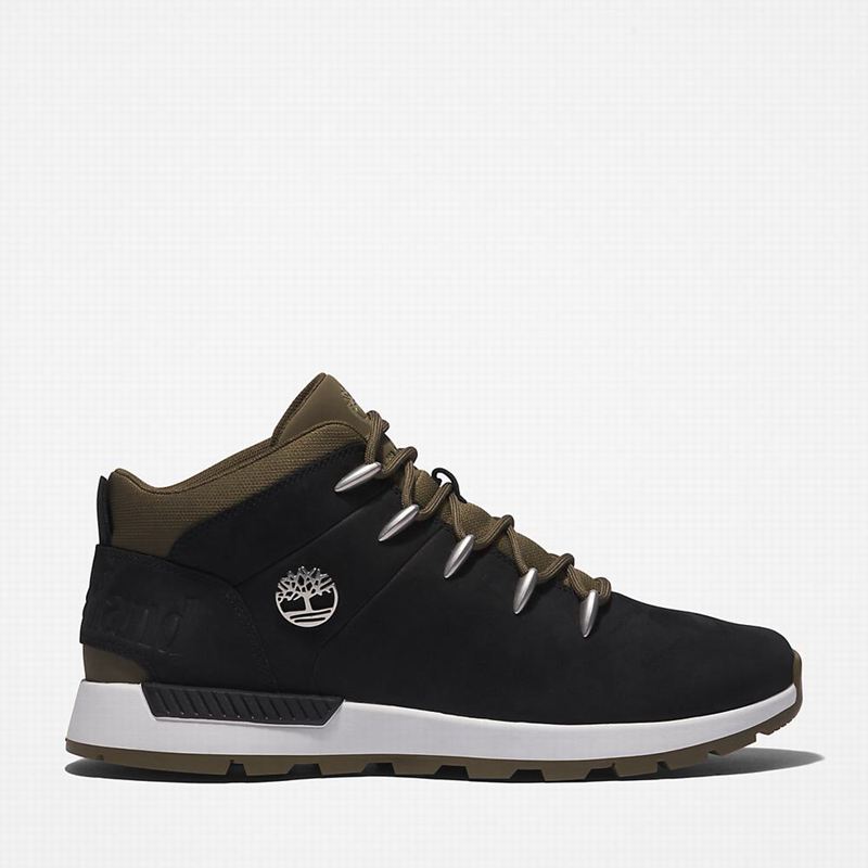 Timberland Sprint Mid Planinarske Cipele Crne | 71219028