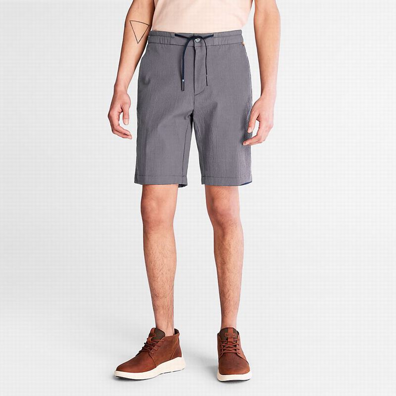 Timberland Squam Lake Seersucker Kratke Hlače Sive | 54293900