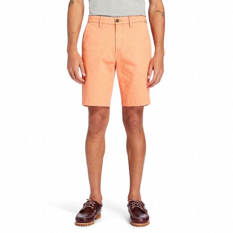 Timberland Squam Lake Stretch Chino Kratke Hlače Narančaste | 78069192