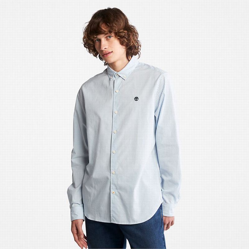 Timberland Suncook River Gingham Košulje Plave | 92534296
