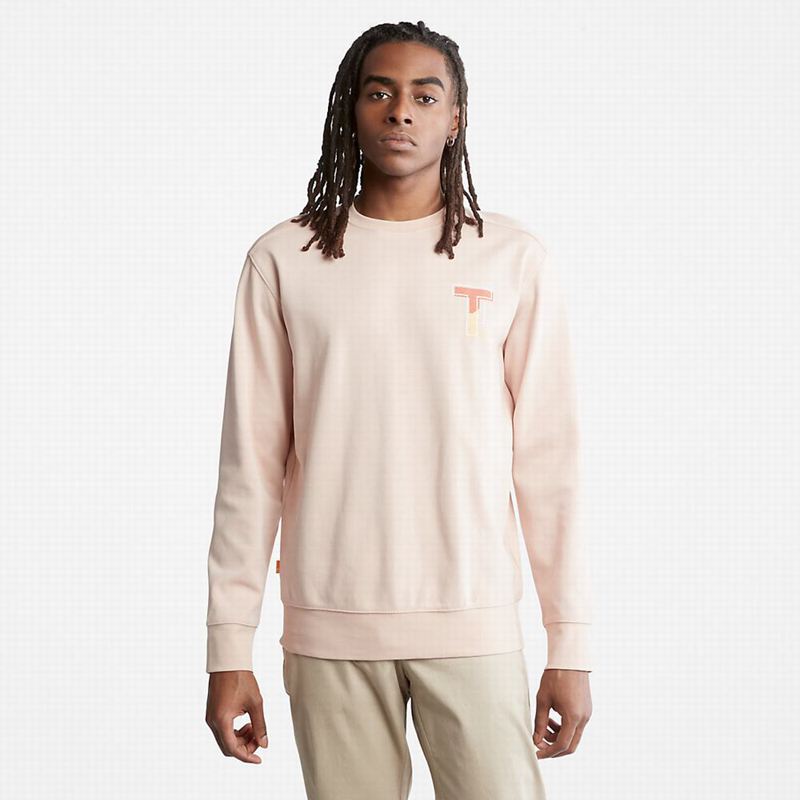 Timberland Sweatshirt with Timber Fresh Technology Dukserice Roze | 62280977