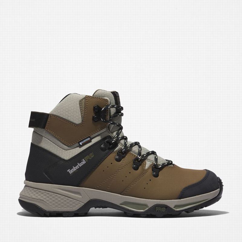 Timberland Switchback Waterproof Soft-Toe Radne Čizme Maslinasto Zelene | 5884542