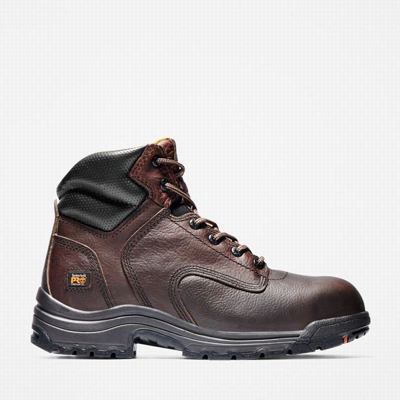 Timberland TiTAN 6" Composite Toe Radne Čizme Smeđe | 28150388