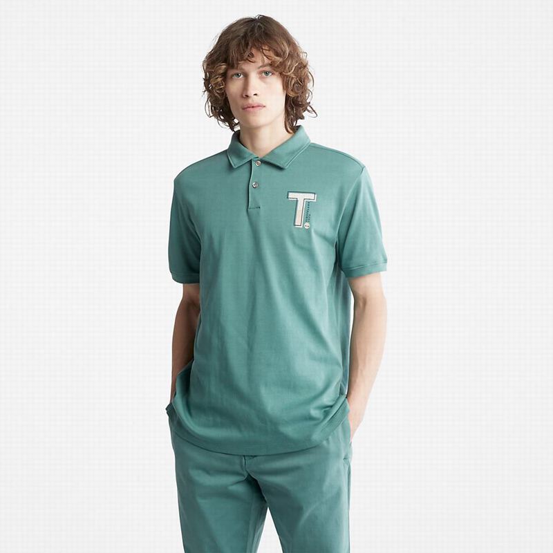 Timberland Timber Fresh Polo Majice Tirkizne | 77745468