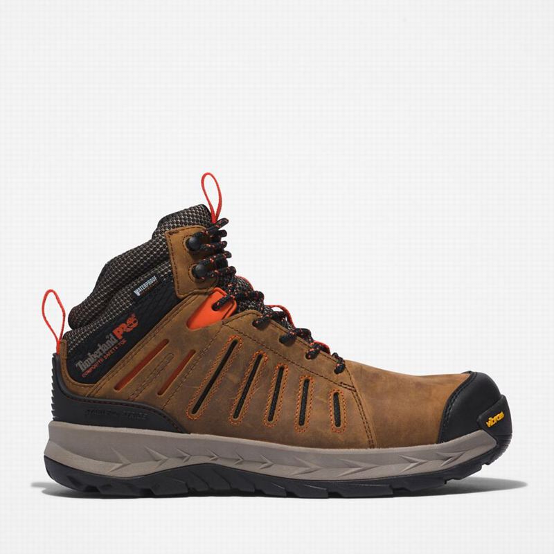 Timberland Trailwind Waterproof Comp-Toe Radne Čizme Crvene | 75234166
