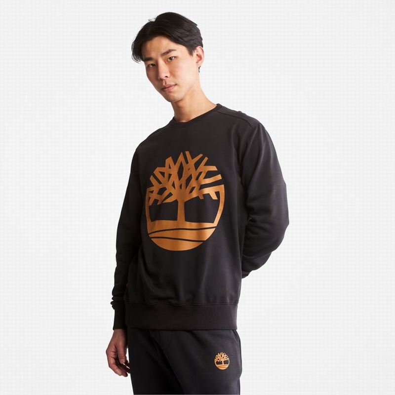 Timberland Tree Logo Crewneck Dukserice Smeđe | 32770314
