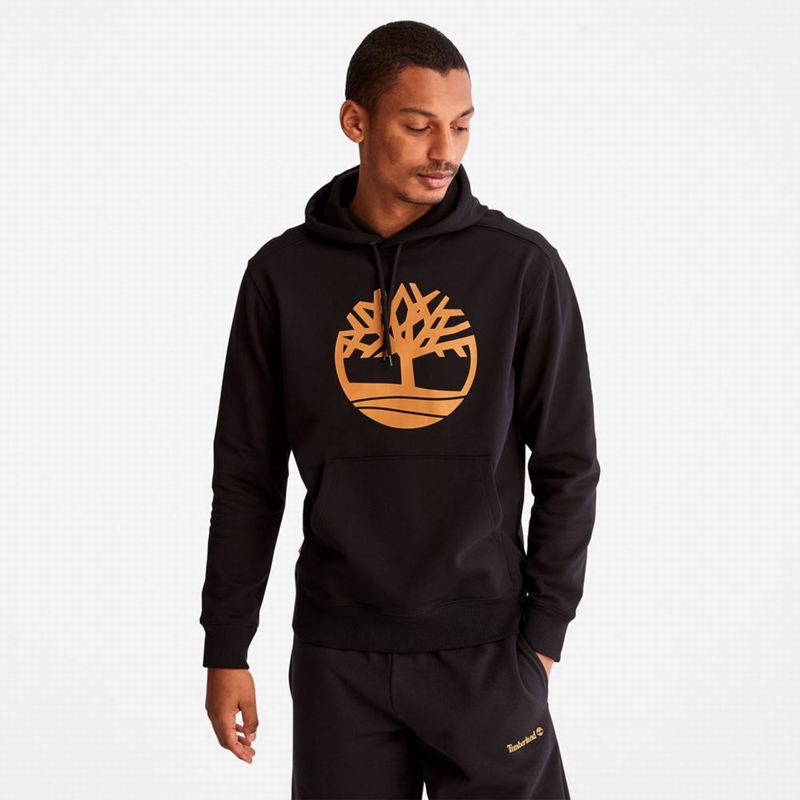 Timberland Tree-Logo Majica S Kapuljačom Smeđe | 21638513