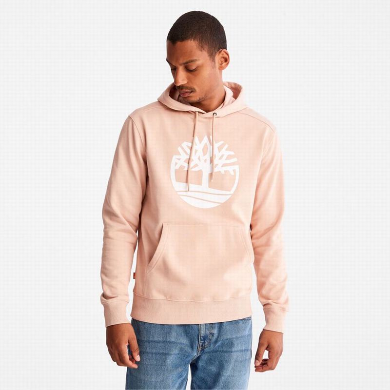 Timberland Tree-Logo Majica S Kapuljačom Roze | 81111075