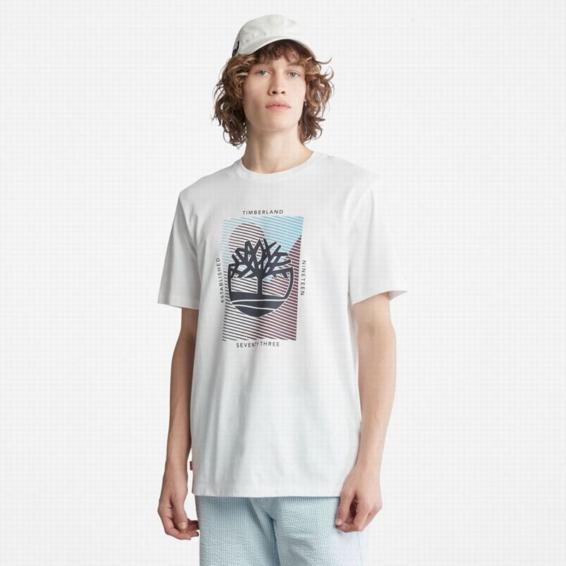 Timberland Tree Logo Majice Bijele | 82554708