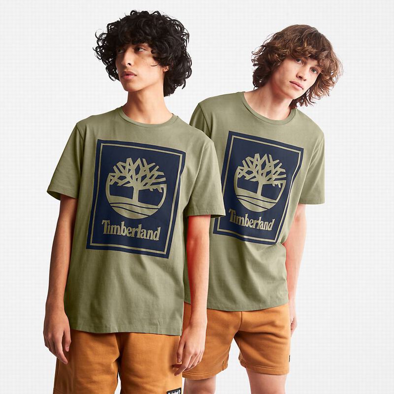 Timberland Tree Logo Majice Sive | 27247263