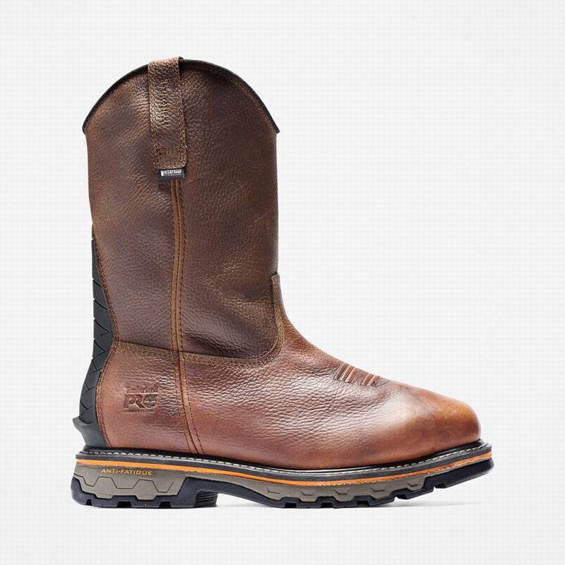 Timberland True Grit Met Guard Composite Toe Waterproof Radne Čizme Smeđe | 55809939