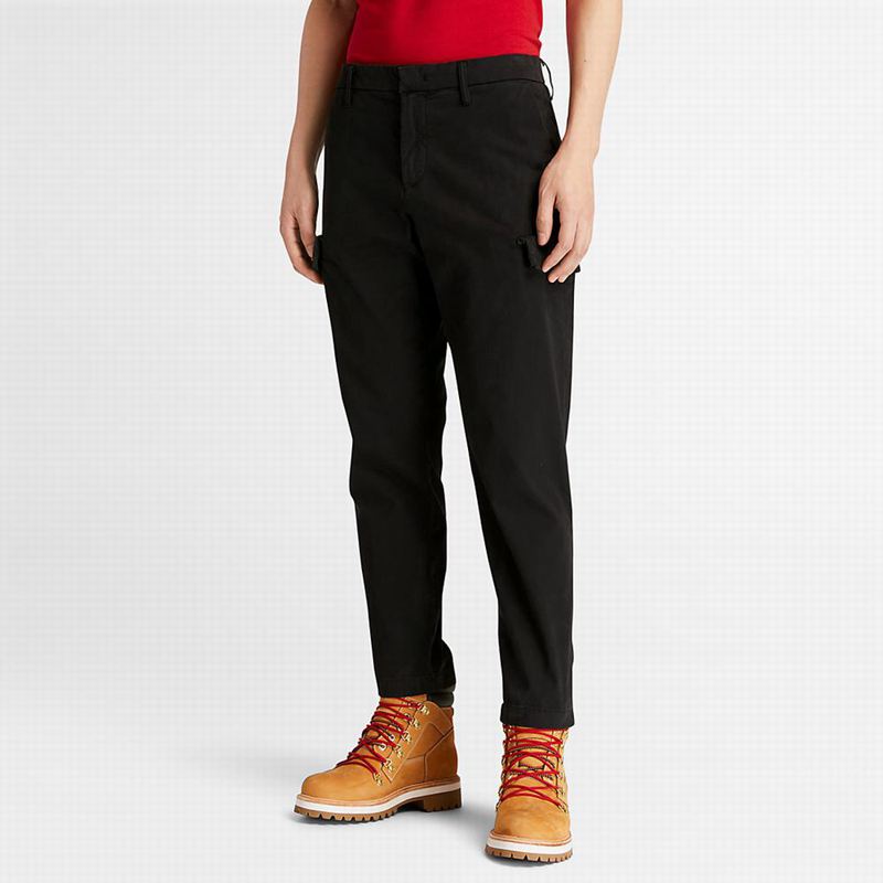 Timberland Ultrastretch Cargo Hlače Crne | 99725237
