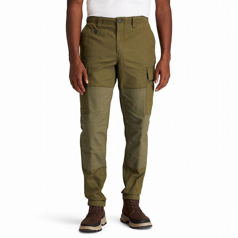 Timberland Utility Cargo Hlače Maslinasto Zelene | 81950261