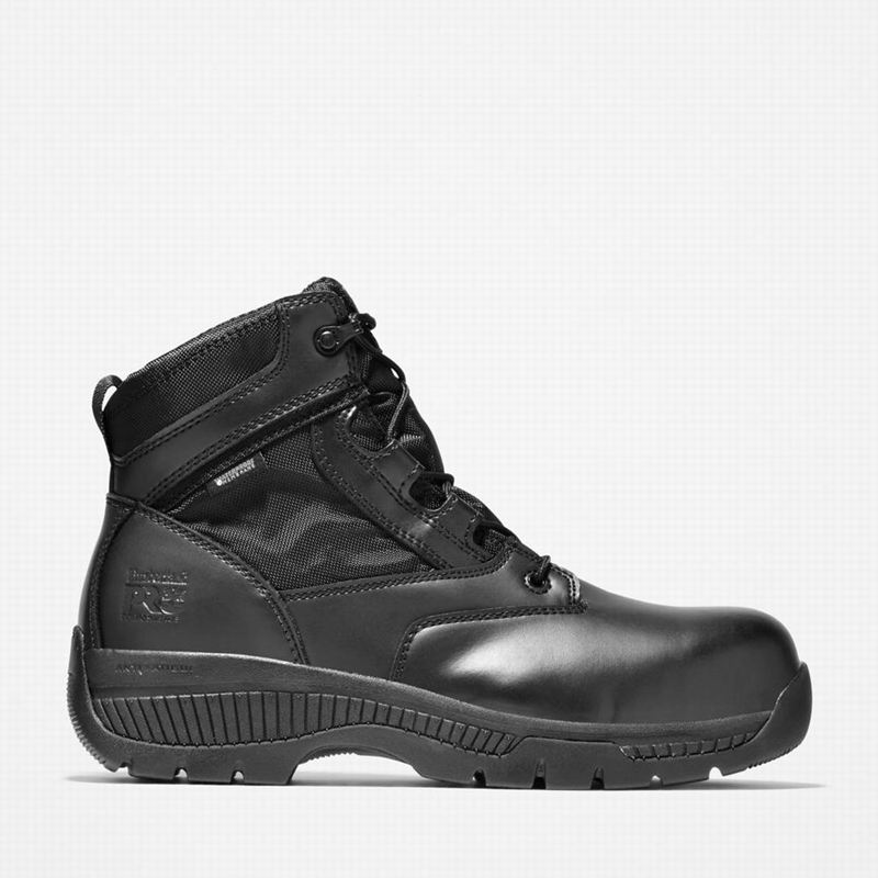 Timberland Valor 6" Composite Toe Waterproof Radne Čizme Crne | 66888303